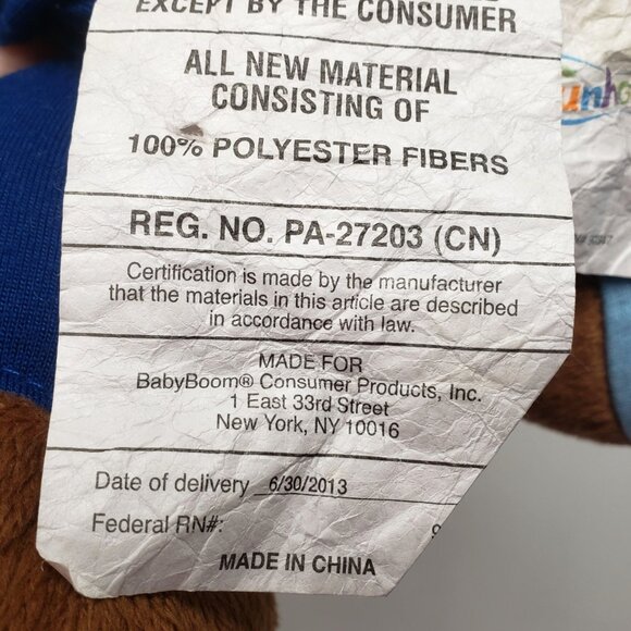 Funhouse 20" Activity Learning Dress Me Dog Zip Button Snap Pull 2013 Plush - Picture 5 of 7